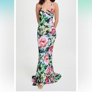 Norma Kamali mermaid fishtail gown